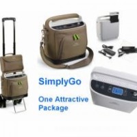 Oxygen Concentrator Ultra Portable w/ Battery Backup & Strolley